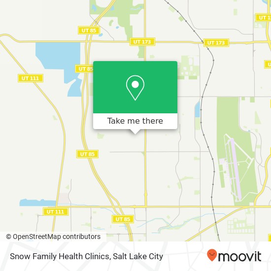 Mapa de Snow Family Health Clinics