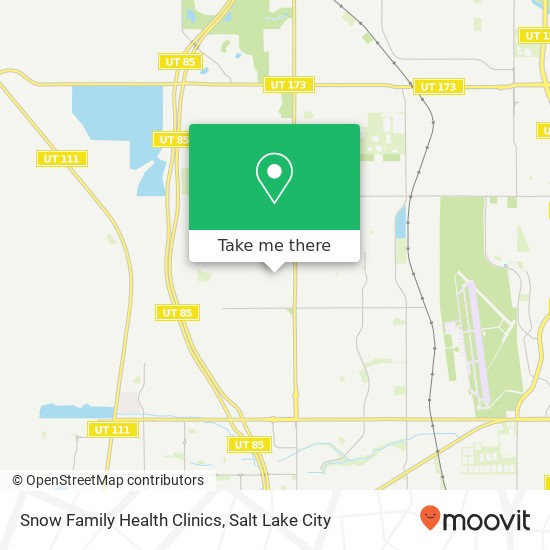 Snow Family Health Clinics map