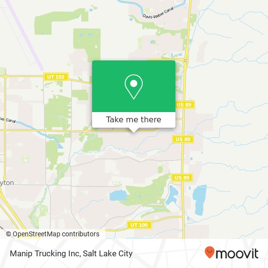 Manip Trucking Inc map