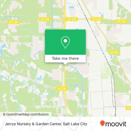 Jerrys Nursery & Garden Center map