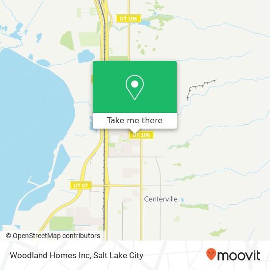 Mapa de Woodland Homes Inc