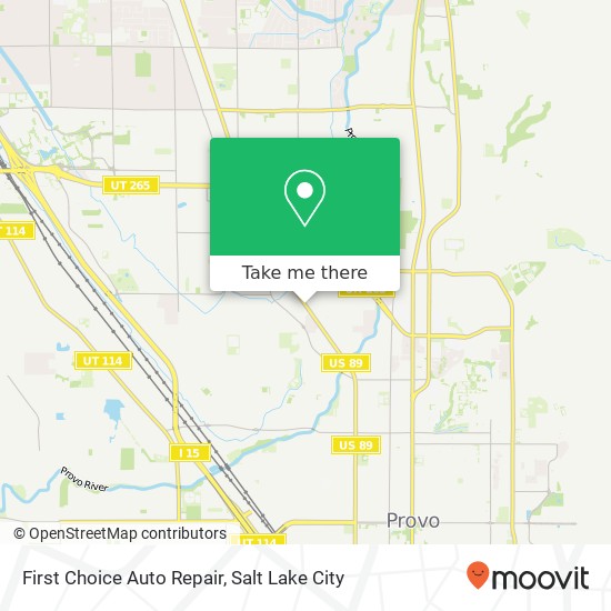 First Choice Auto Repair map