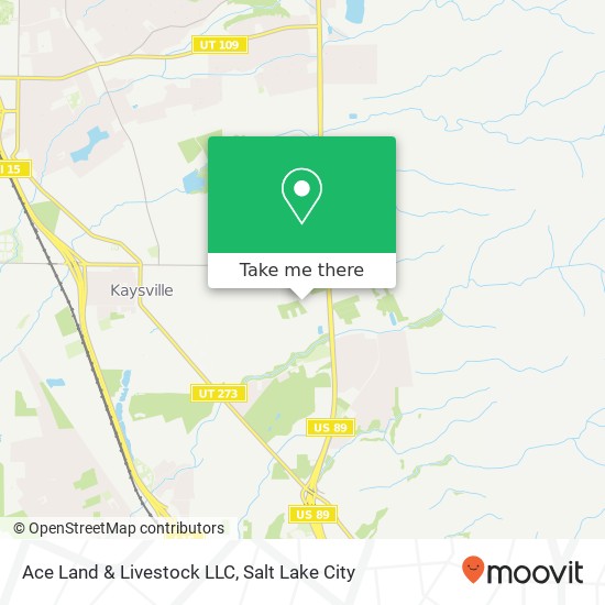 Ace Land & Livestock LLC map