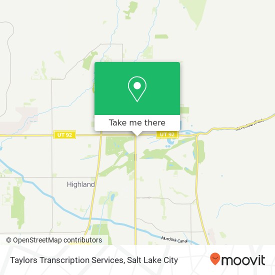 Mapa de Taylors Transcription Services