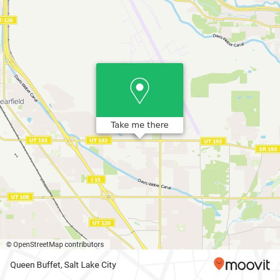 Queen Buffet map