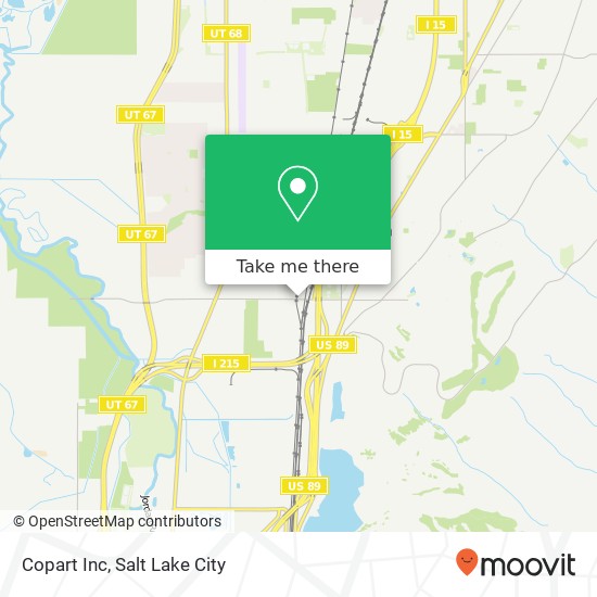 Copart Inc map