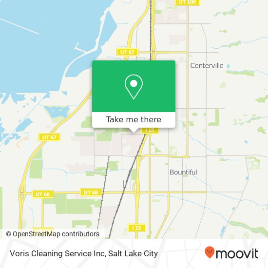 Mapa de Voris Cleaning Service Inc