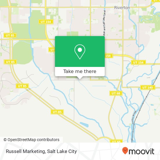 Russell Marketing map