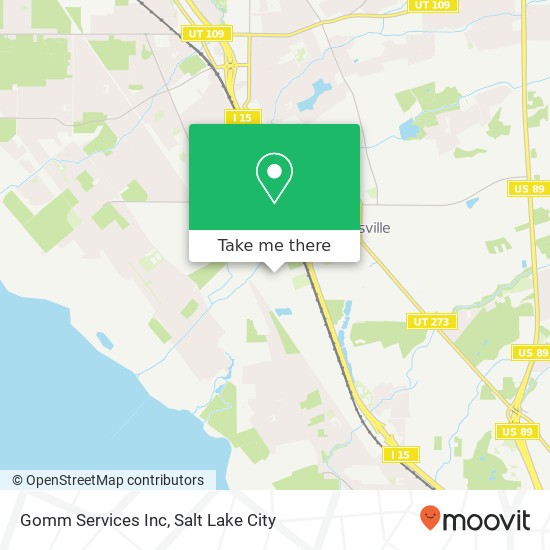 Gomm Services Inc map