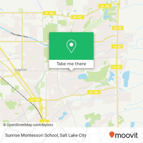 Sunrise Montessori School map