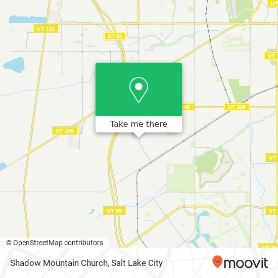 Shadow Mountain Church map