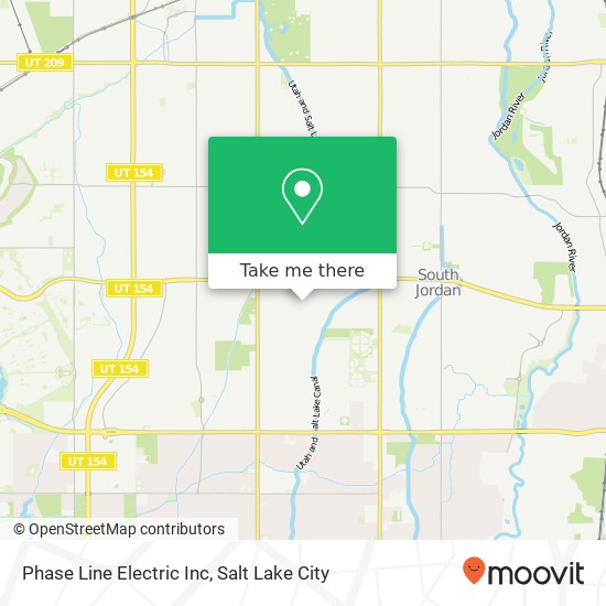 Phase Line Electric Inc map