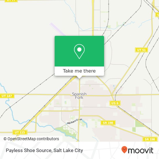 Mapa de Payless Shoe Source