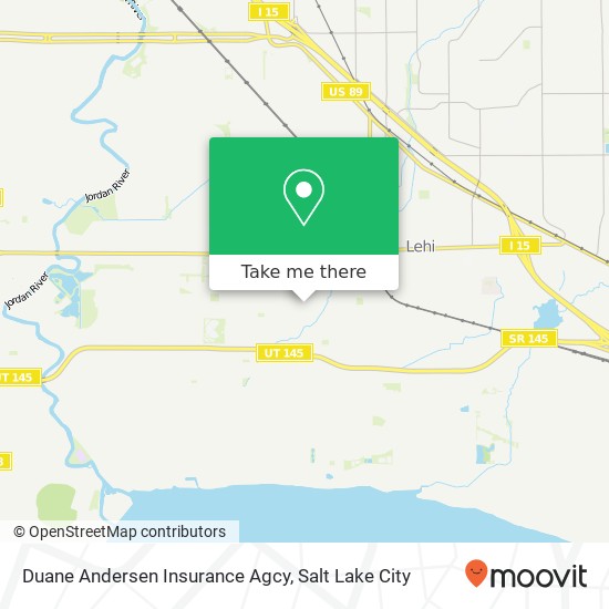 Duane Andersen Insurance Agcy map