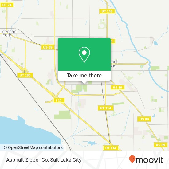 Asphalt Zipper Co map