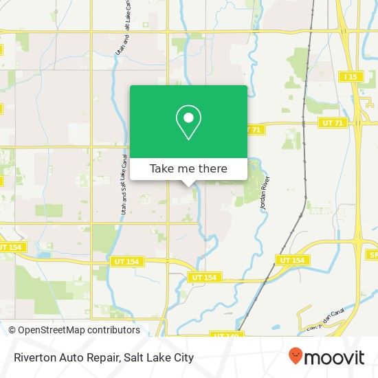 Mapa de Riverton Auto Repair