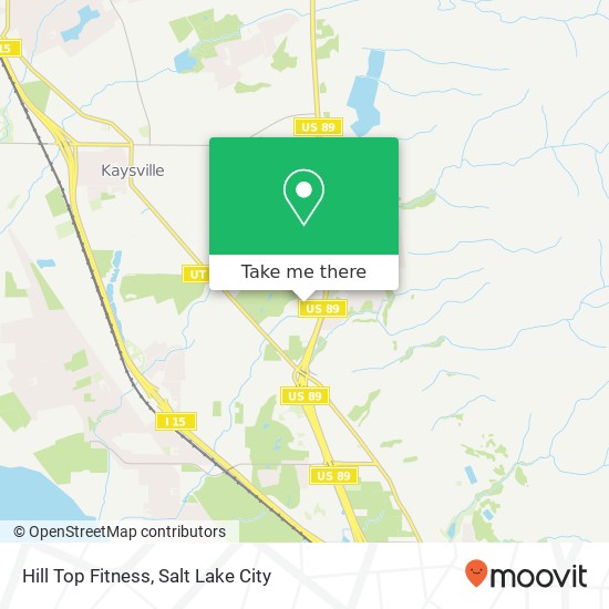 Hill Top Fitness map