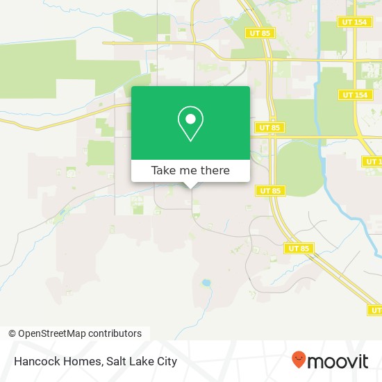 Hancock Homes map