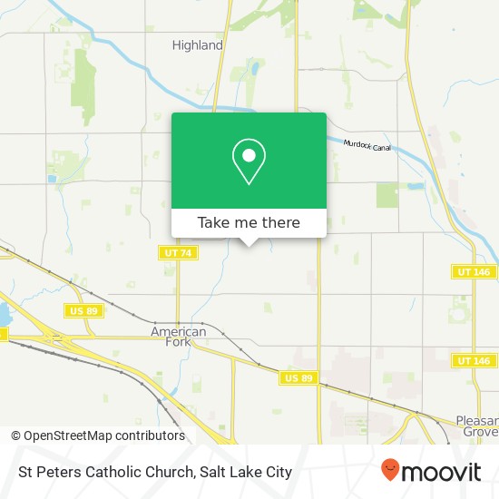 St Peters Catholic Church map