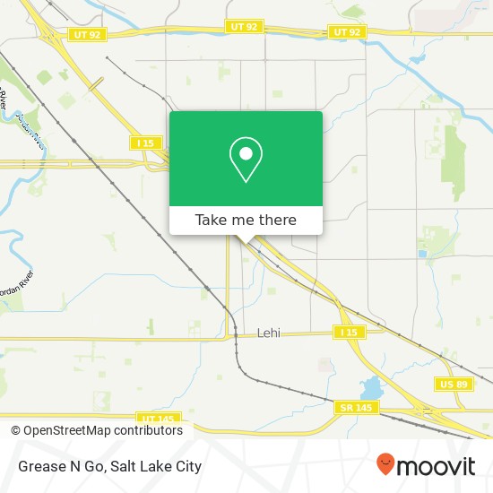 Grease N Go map