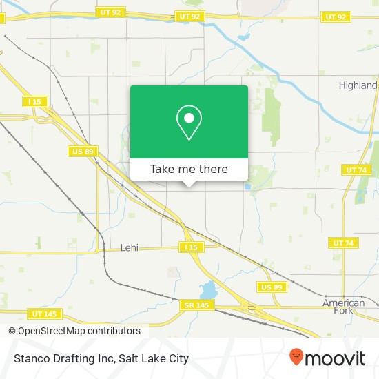 Stanco Drafting Inc map