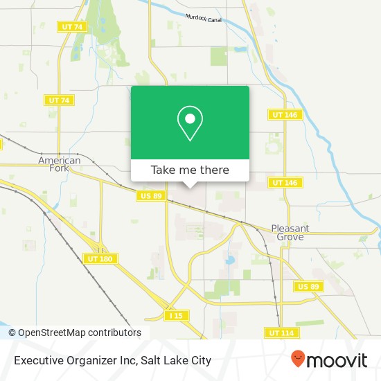 Executive Organizer Inc map