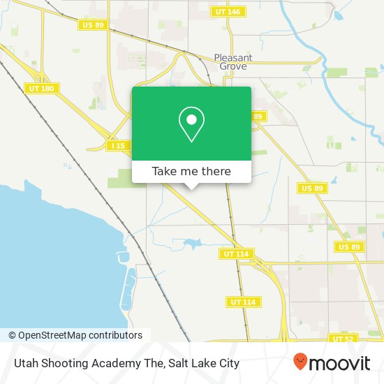 Mapa de Utah Shooting Academy The