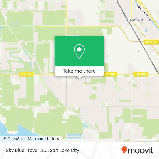 Sky Blue Travel LLC map