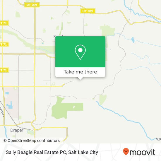 Mapa de Sally Beagle Real Estate PC