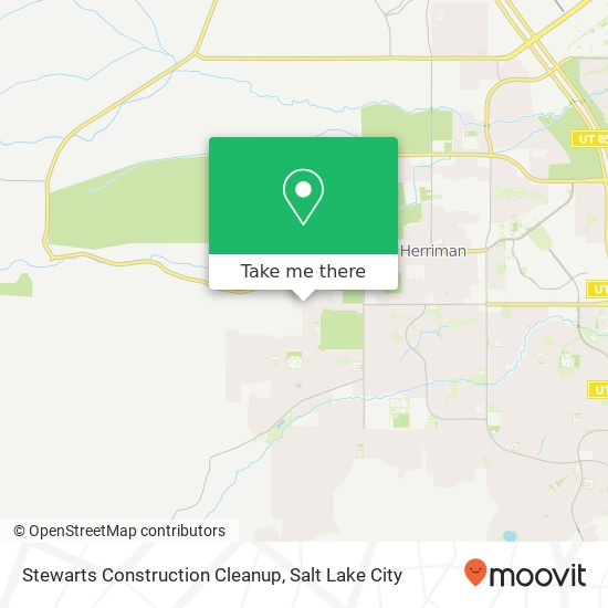 Stewarts Construction Cleanup map