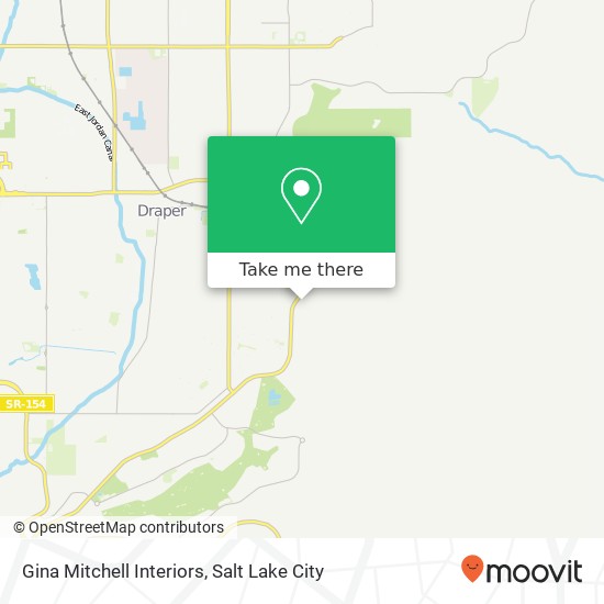 Gina Mitchell Interiors map