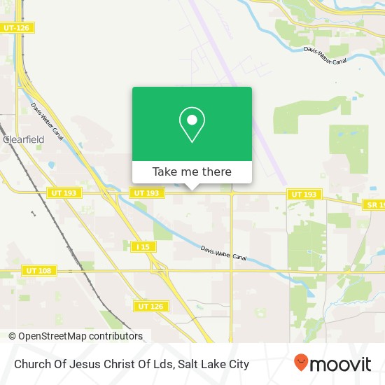 Mapa de Church Of Jesus Christ Of Lds