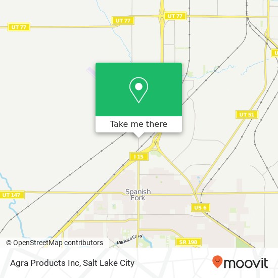 Agra Products Inc map