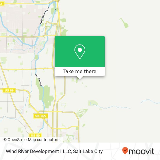 Wind River Development I LLC map