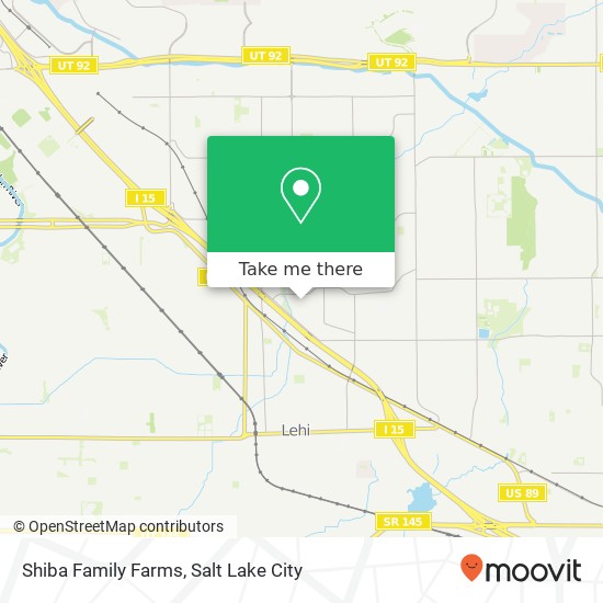 Shiba Family Farms map