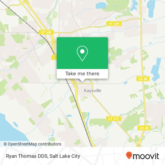 Mapa de Ryan Thomas DDS