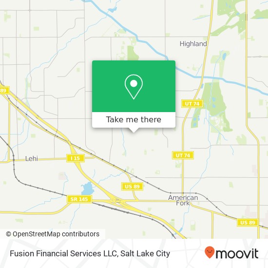 Fusion Financial Services LLC map