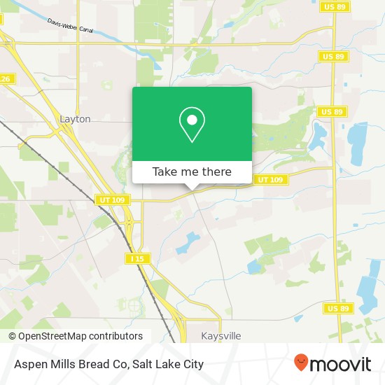 Aspen Mills Bread Co map