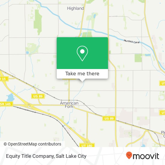 Equity Title Company map