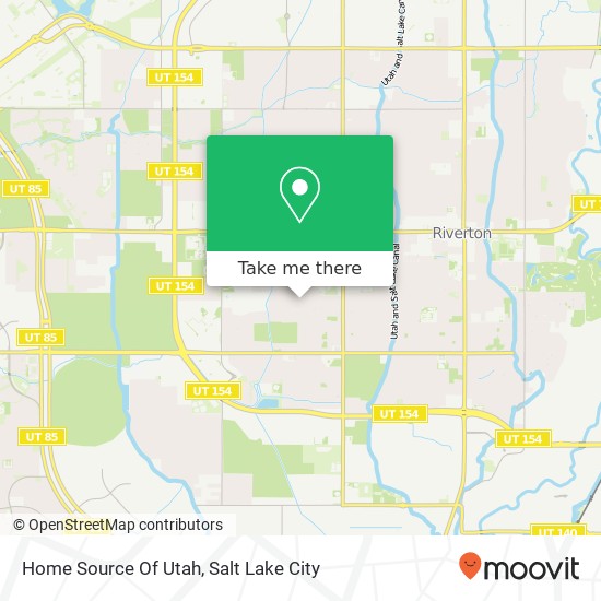 Home Source Of Utah map