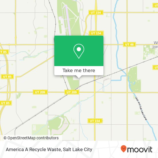 America A Recycle Waste map