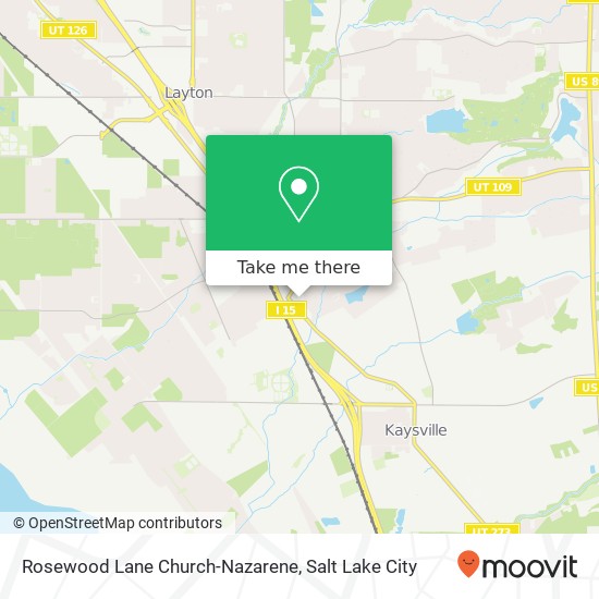 Mapa de Rosewood Lane Church-Nazarene