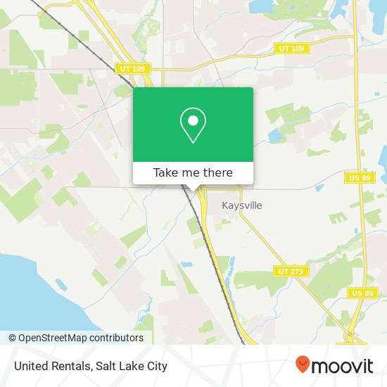 United Rentals map