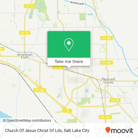 Mapa de Church Of Jesus Christ Of Lds