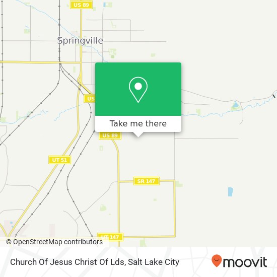 Mapa de Church Of Jesus Christ Of Lds