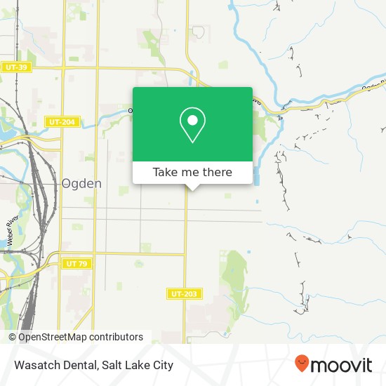 Mapa de Wasatch Dental