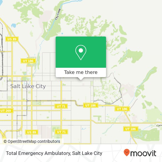 Total Emergency Ambulatory map