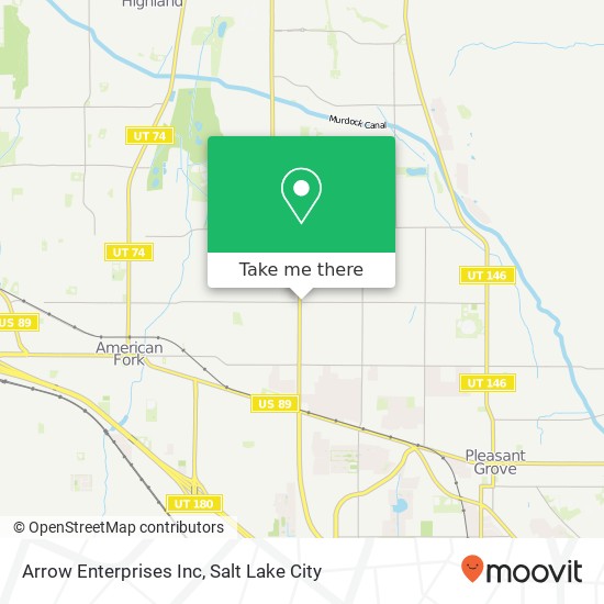 Arrow Enterprises Inc map