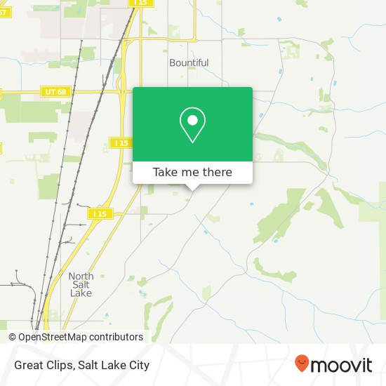 Great Clips map