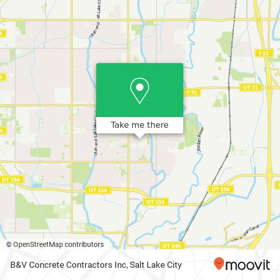 Mapa de B&V Concrete Contractors Inc